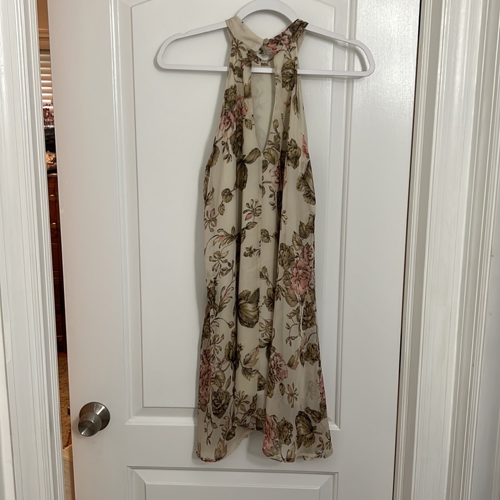 Summer Dress High Neck - Size M - Picture 3 of 4